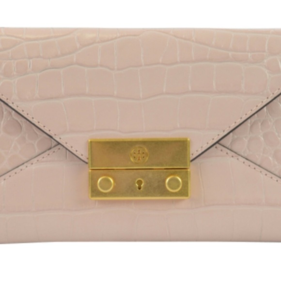NWOT TORY BURCH JULIETTE EMBOSSED ENVELOPE WALETT - Picture 4 of 4